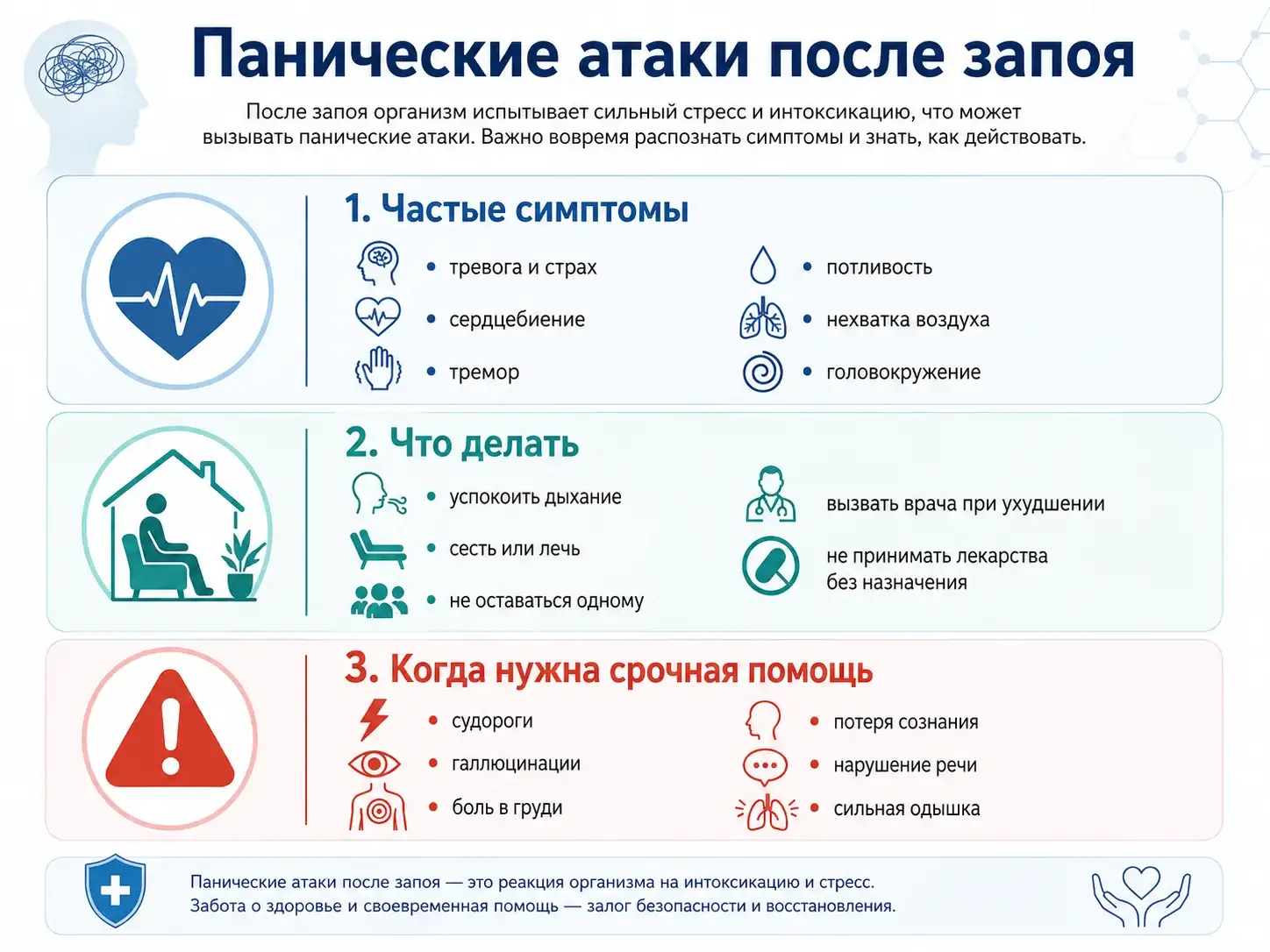 Панические атаки после запоя